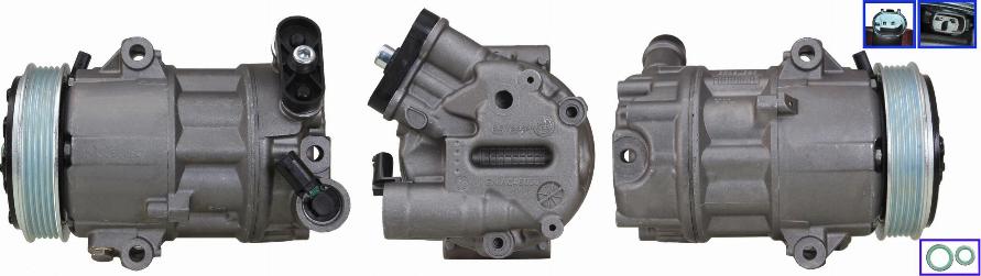 TMI AC01338 - Компресор, кондиціонер autocars.com.ua