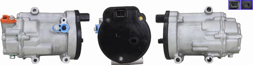 TMI AC01384 - Компресор, кондиціонер autocars.com.ua