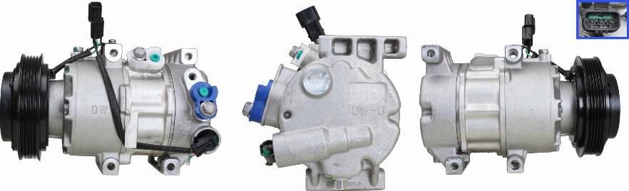 TMI AC01411 - Компресор, кондиціонер autocars.com.ua