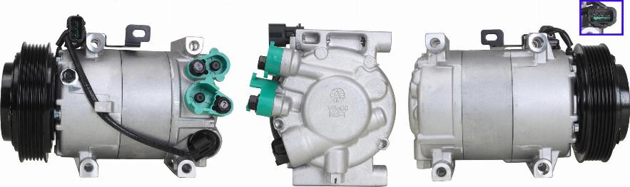 TMI AC01428 - Компресор, кондиціонер autocars.com.ua