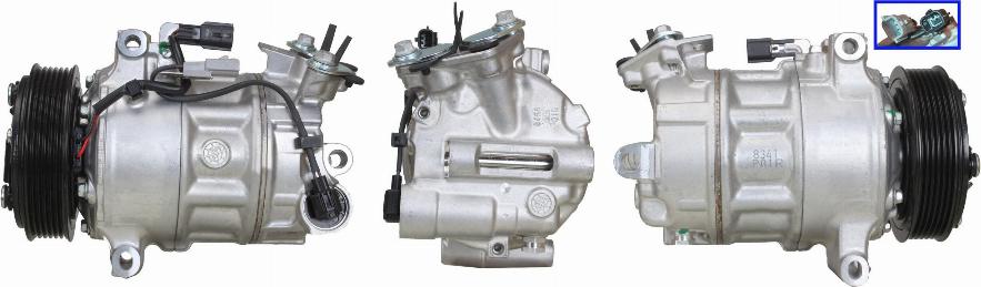 TMI AC01460 - Компресор, кондиціонер autocars.com.ua