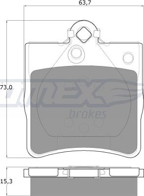 TOMEX brakes TX 12-29 - Гальмівні колодки, дискові гальма autocars.com.ua