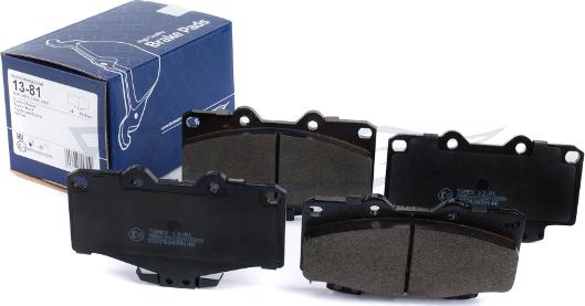 TOMEX brakes TX 13-81 - Гальмівні колодки, дискові гальма autocars.com.ua