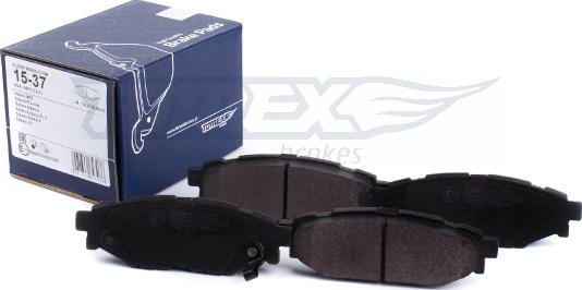 TOMEX brakes TX 15-37 - Гальмівні колодки, дискові гальма autocars.com.ua