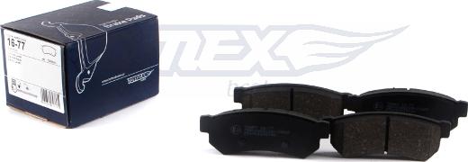 TOMEX brakes TX 16-77 - Гальмівні колодки, дискові гальма autocars.com.ua