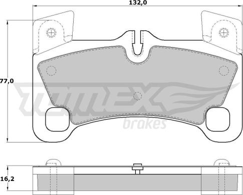 TOMEX brakes TX 17-15 - Гальмівні колодки, дискові гальма autocars.com.ua