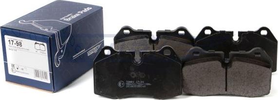 TOMEX brakes TX 17-98 - Гальмівні колодки, дискові гальма autocars.com.ua