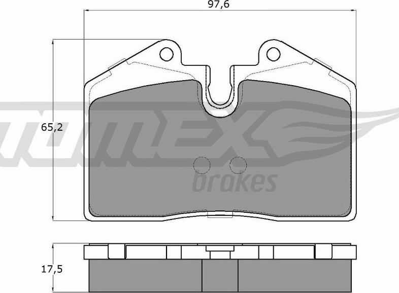 TOMEX brakes TX 18-02 - Гальмівні колодки, дискові гальма autocars.com.ua
