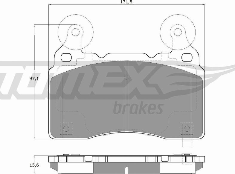 TOMEX brakes TX 18-89 - Гальмівні колодки, дискові гальма autocars.com.ua