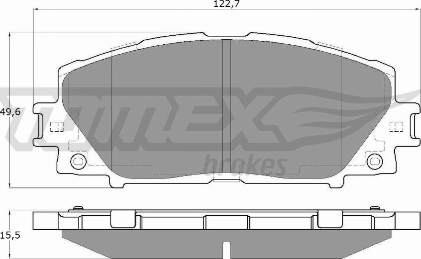 TOMEX brakes TX 19-35 - Гальмівні колодки, дискові гальма autocars.com.ua