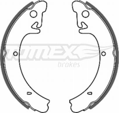 TOMEX brakes TX 20-09 - Комплект тормозных колодок, барабанные autodnr.net