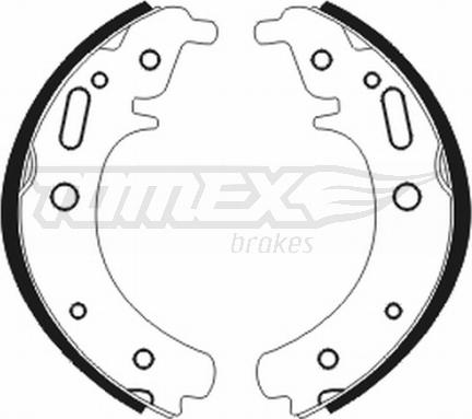 TOMEX brakes TX 20-12 - Комплект гальм, барабанний механізм autocars.com.ua