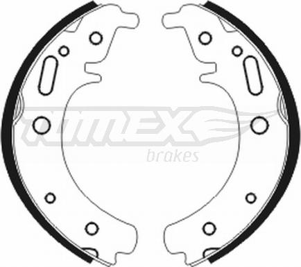 TOMEX brakes TX 20-13 - Комплект гальм, барабанний механізм autocars.com.ua