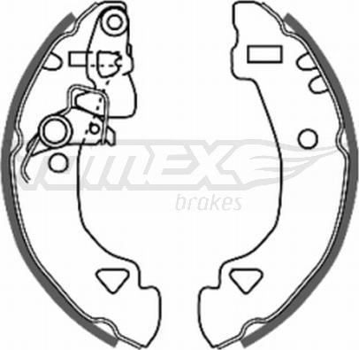 TOMEX brakes TX 20-27 - Комплект гальм, барабанний механізм autocars.com.ua