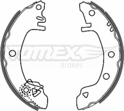 TOMEX brakes TX 20-32 - Комплект гальм, барабанний механізм autocars.com.ua