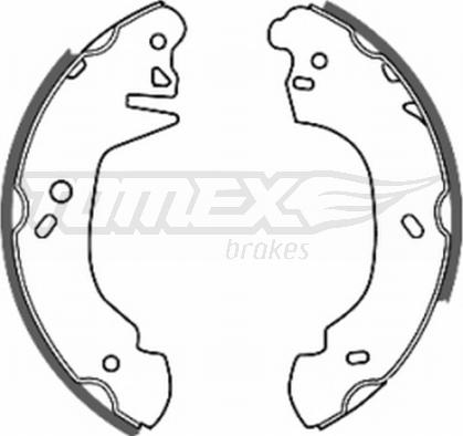 TOMEX brakes TX 20-34 - Комплект гальм, барабанний механізм autocars.com.ua