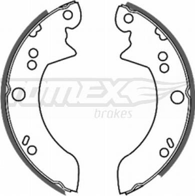 TOMEX brakes TX 20-35 - Комплект гальм, барабанний механізм autocars.com.ua