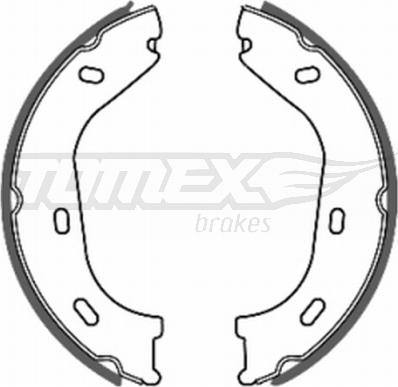TOMEX brakes TX 20-36 - Комплект гальм, барабанний механізм autocars.com.ua