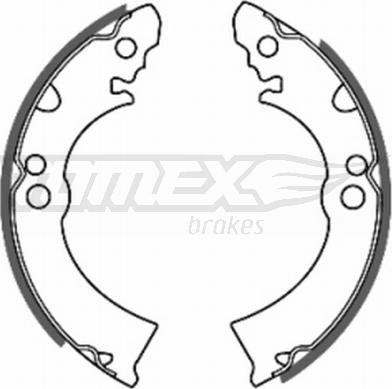 TOMEX brakes TX 20-63 - Комплект гальм, барабанний механізм autocars.com.ua