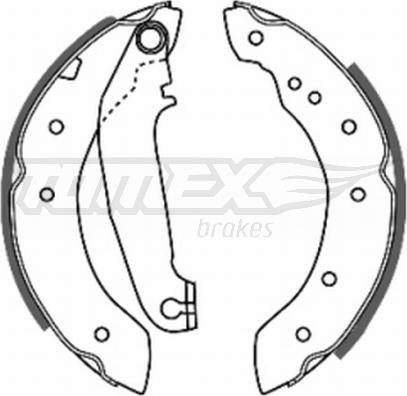 TOMEX brakes TX 20-65 - Комплект гальм, барабанний механізм autocars.com.ua
