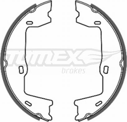 TOMEX brakes TX 20-69 - Комплект тормозных колодок, барабанные autodnr.net