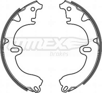 TOMEX brakes TX 20-82 - Комплект гальм, барабанний механізм autocars.com.ua