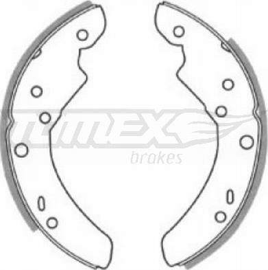 TOMEX brakes TX 20-90 - Комплект тормозных колодок, барабанные autodnr.net