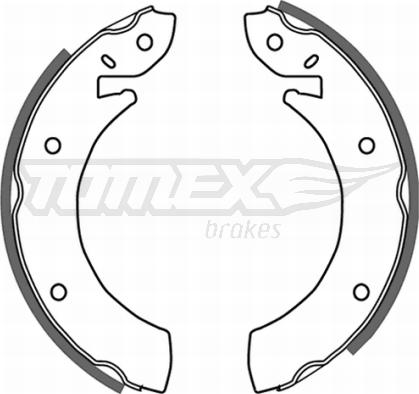 TOMEX brakes TX 20-96 - Комплект гальм, барабанний механізм autocars.com.ua