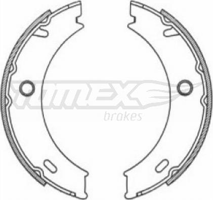 TOMEX brakes TX 21-18 - Комплект тормозных колодок, барабанные autodnr.net