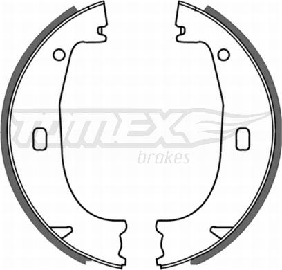 TOMEX brakes TX 21-23 - Комплект гальм, барабанний механізм autocars.com.ua