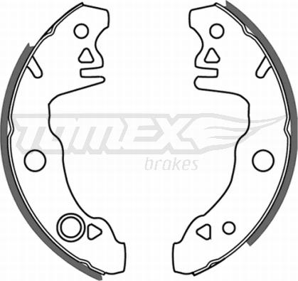 TOMEX brakes TX 21-29 - Комплект гальм, барабанний механізм autocars.com.ua