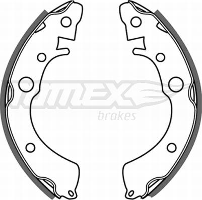 TOMEX brakes TX 21-35 - Комплект гальм, барабанний механізм autocars.com.ua