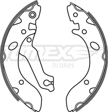 TOMEX brakes TX 21-38 - Комплект гальм, барабанний механізм autocars.com.ua