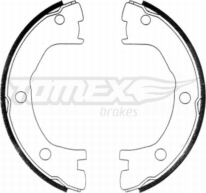 TOMEX brakes TX 21-41 - Комплект гальм, барабанний механізм autocars.com.ua