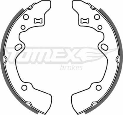 TOMEX brakes TX 21-42 - Комплект гальм, барабанний механізм autocars.com.ua