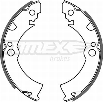 TOMEX brakes TX 21-46 - Комплект гальм, барабанний механізм autocars.com.ua