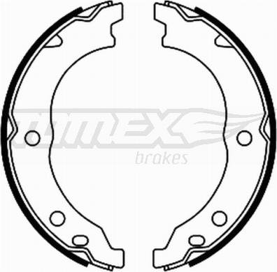 TOMEX brakes TX 21-68 - Комплект гальм, барабанний механізм autocars.com.ua