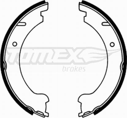 TOMEX brakes TX 21-69 - Комплект тормозных колодок, барабанные autodnr.net