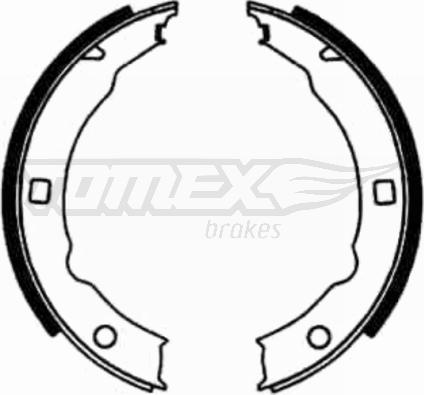 TOMEX brakes TX 21-79 - Комплект гальм, барабанний механізм autocars.com.ua