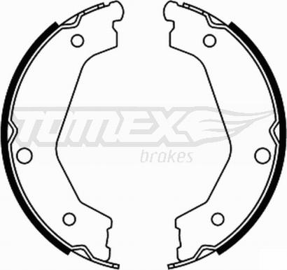 TOMEX brakes TX 21-88 - Комплект гальм, барабанний механізм autocars.com.ua