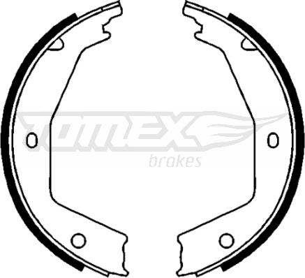 TOMEX brakes TX 21-97 - Комплект гальм, барабанний механізм autocars.com.ua