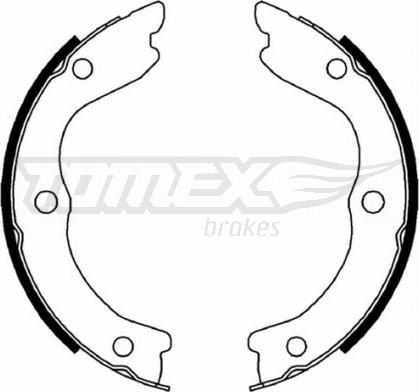 TOMEX brakes TX 22-30 - Комплект гальм, барабанний механізм autocars.com.ua