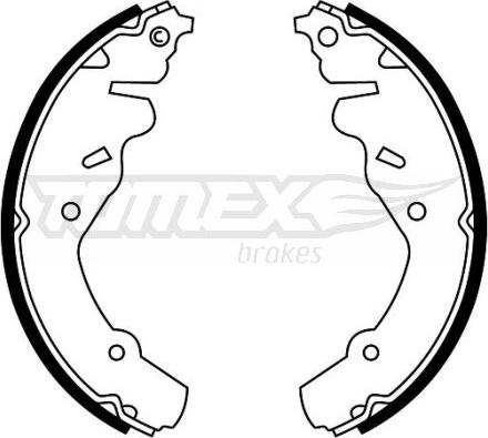 TOMEX brakes TX 22-42 - Комплект гальм, барабанний механізм autocars.com.ua