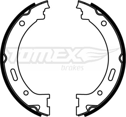 TOMEX brakes TX 22-59 - Комплект тормозных колодок, барабанные autodnr.net