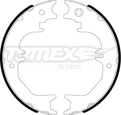 TOMEX brakes TX 22-84 - Комплект гальм, барабанний механізм autocars.com.ua