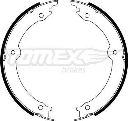 TOMEX brakes TX 23-33 - Комплект гальм, ручник, парковка autocars.com.ua