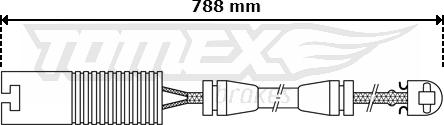TOMEX brakes TX 30-29 - Сигнализатор, износ тормозных колодок autodnr.net