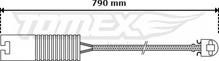 TOMEX brakes TX 30-30 - Сигналізатор, знос гальмівних колодок autocars.com.ua