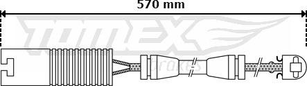 TOMEX brakes TX 30-31 - Сигнализатор, износ тормозных колодок autodnr.net