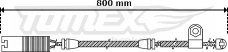 TOMEX brakes TX 30-43 - Сигналізатор, знос гальмівних колодок autocars.com.ua